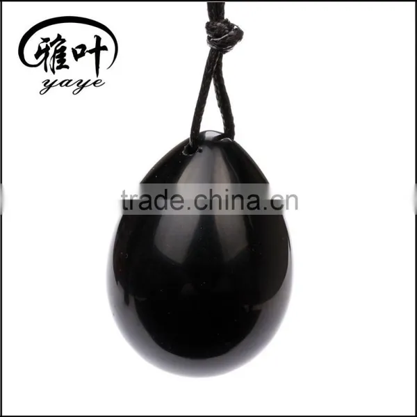 Bulk Black Obsidian Yoni Egg Energy Healing Kegel Egg for Sexy Kegel Exercise photo-4