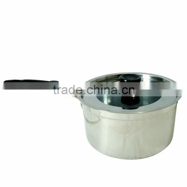 Stainless Steel 304 Nonstick Mini Kitchen Universal Pot With Seeable Glass Lid photo-2