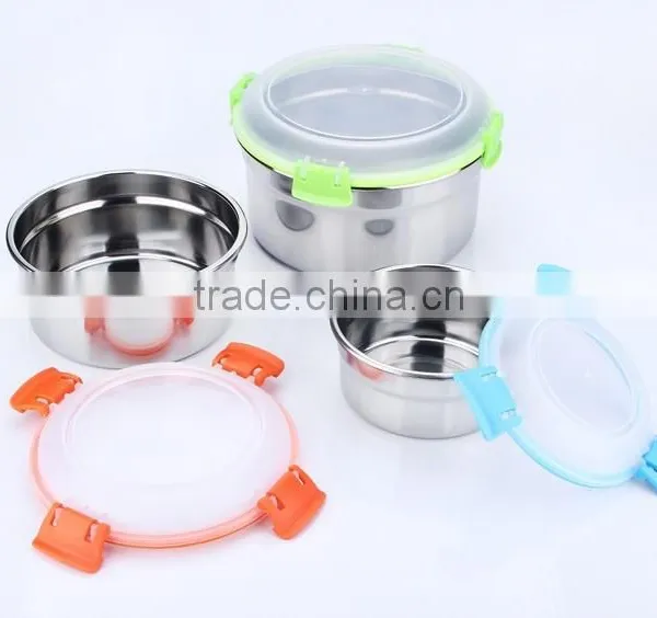 Lock Lock Stainless Steel Take Out Food Container Soup Bowl With Lid photo-2