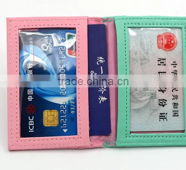 PU Leather Protecting ID Card Case Credit Card Pouch Bank Card Holder photo-4