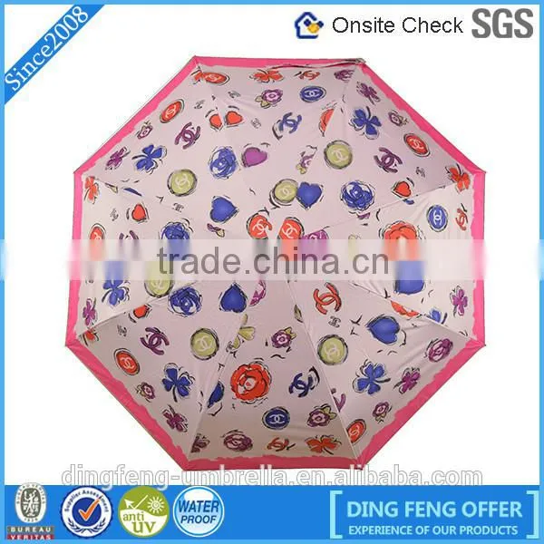 Beautiful Windproof Durable Promotional Gift Umbrella for Lady photo-2