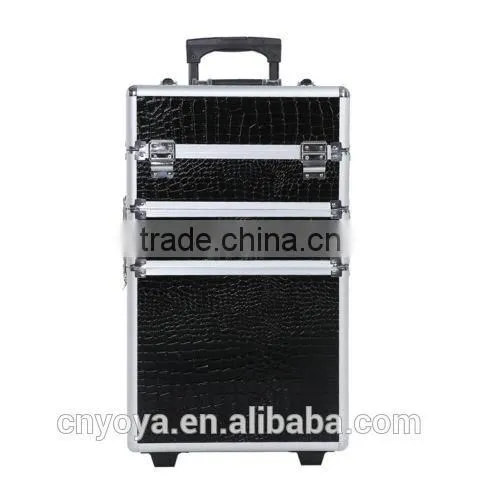 4 in 1 Aluminum Makeup Trolley Case photo-3
