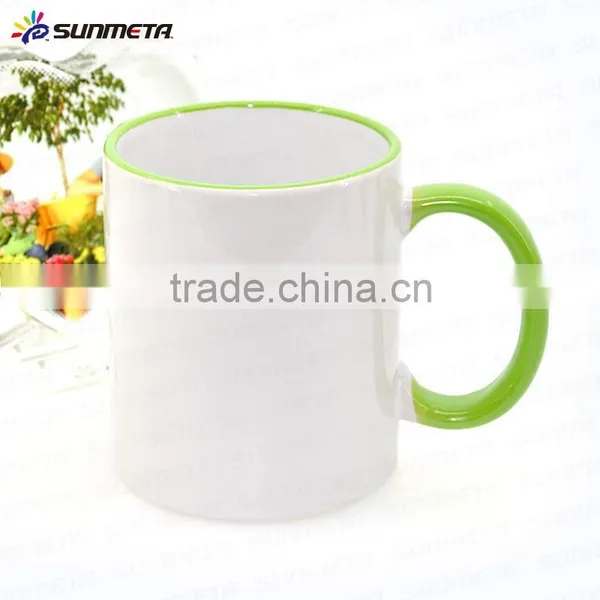 Factory Directly 11oz Rim and Handle Color Blank Sublimation Heat Press Machine photo-2