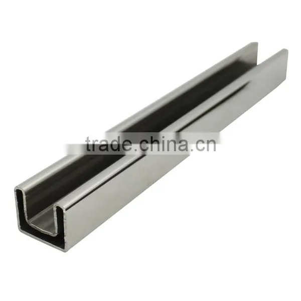 Glass Railing System Stainless Steel Slotted Handrail photo-2