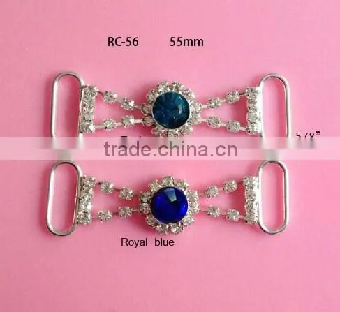 Stock Hot Selling Factory Price Colorful Rhinestone Connector for Headband/hairwear for Bikini (RC-56) photo-3