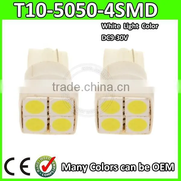 Original Factory Price Led Auto Car 194 T10/ba9s/ Led T10 4smd 5050 Auto Leds Light photo-2