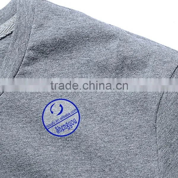 Custom Crew Neck Digital Printing Pocket t Shirt for Sublimation Printing photo-4