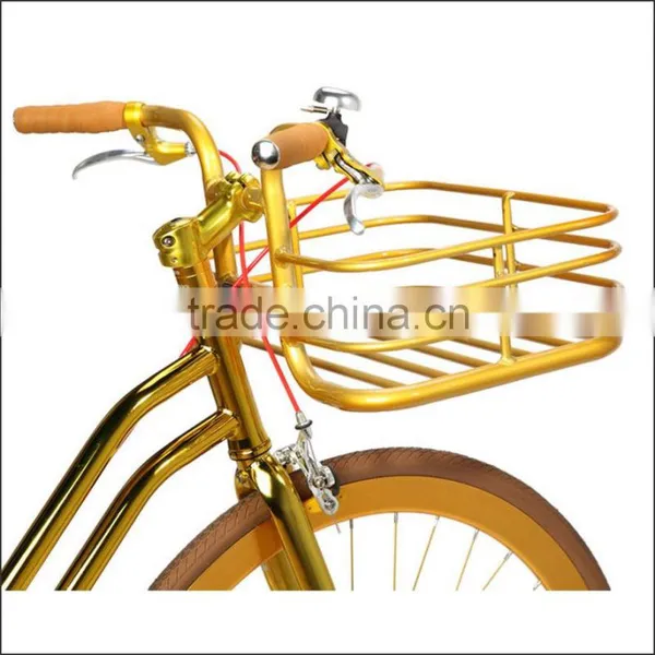 Aluminum Alloy Basket Onebody With Alloy Fixie Handlebar Fixie Single Speed Bicycle Parts photo-2