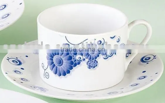 12pcs Porcelain Cup and Saucer
