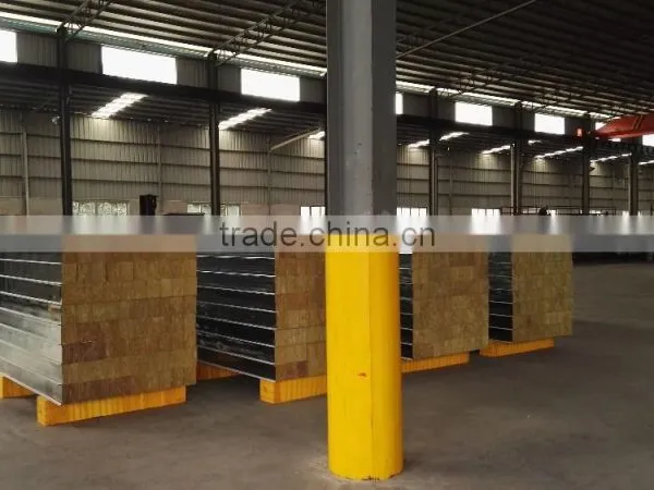 Good Quality Fireproof Roch Wool Sandwich Panel photo-4
