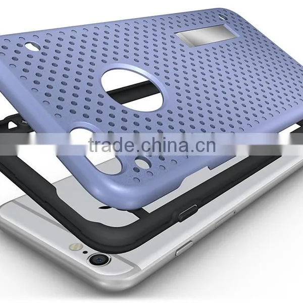 High Quality Hybrid Armor Case Heavy Duty Case For Iphone 6 With Heat Radiation Function photo-4