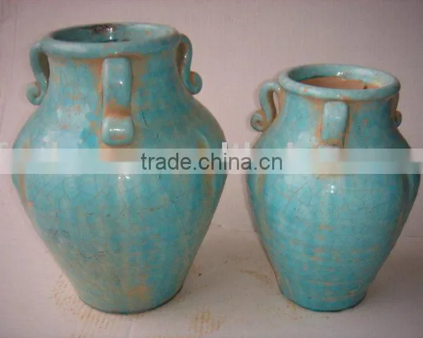 Urn Shaped Ceramic Flower Pot ,Flower Vase