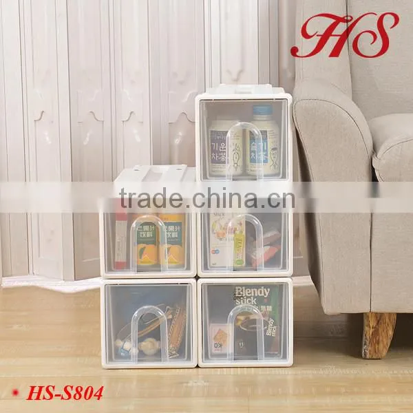 High Quality Plastic Organizer Storage Assembled Cabinet Portable