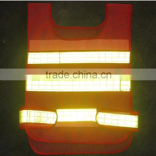 EN471 PVC High Visibility Fluorecent Reflective Tape for Sew on Safety Clothing photo-3