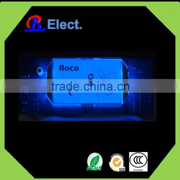 Positive Hand Drier Lcd Module Display, Segment Display With Blue Led Lcd Screen