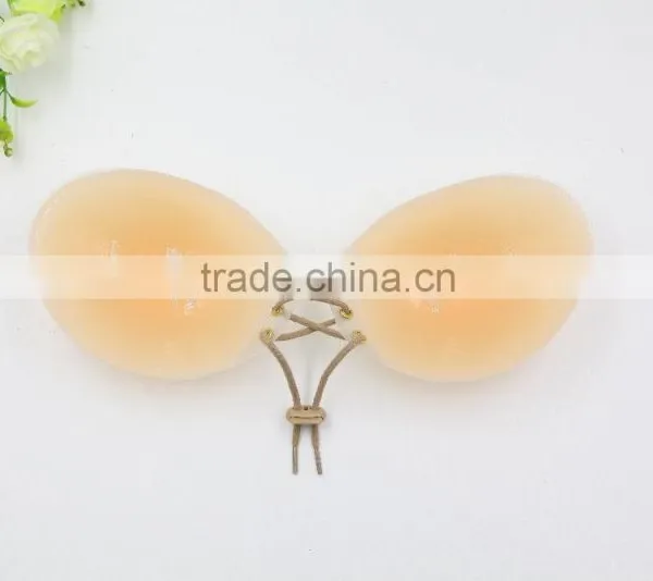 Ideal Fashions LALA Butterfly Shaped Shoestring/lace up Style Lingeries Hot-selling Backless Strapless Silicone Bra photo-6