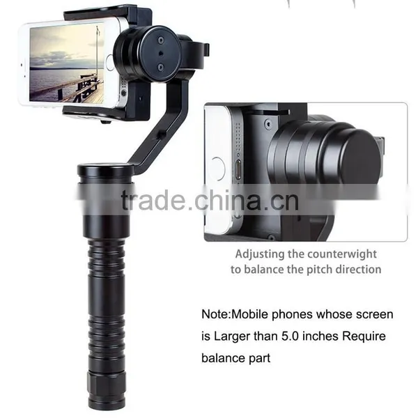 3 Axis Handheld Stabilizer Brushless Gimbal for Cellphone IPhone 6 Plus photo-5
