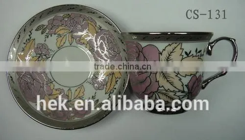 Personalized Wholesale Porcelain Tea Cup & Saucer photo-6