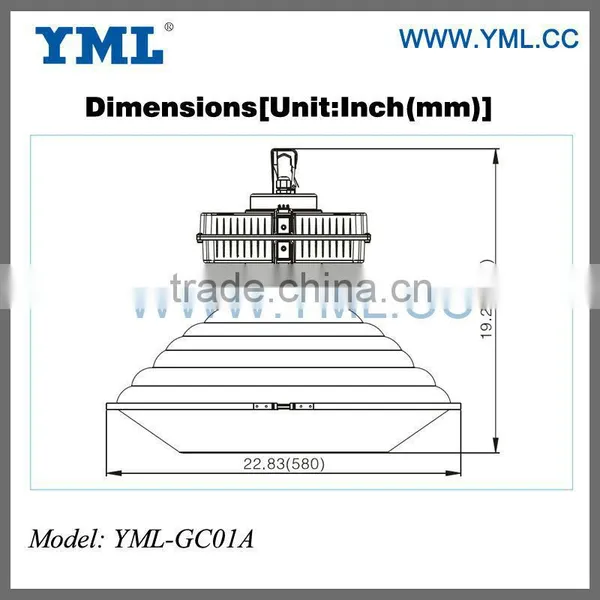 High Bay Induction Light Fixture Warehouse Lighting photo-2