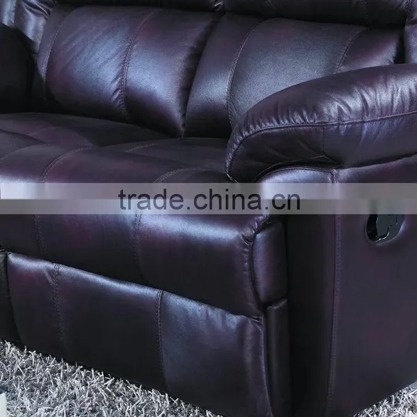 FC031 Classic Design Cheers Leather Sofa Recliner Sofa 321 photo-3
