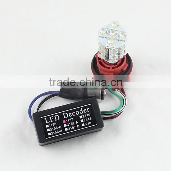 Car Accessories BAY15D 1157 S25 Canbus LED Light Bulb Warning Decoder Load Resistor Socket Error Free Parking photo-4