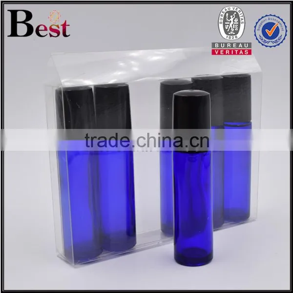 10ml Empty Dark Blue Perfume Bottle Roller in Package photo-3