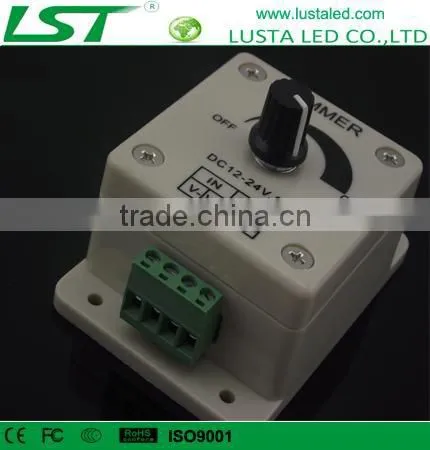 12V 24V 8A LED Dimmer Switch, PWM Digital Dimming,PWN LED Dimmer