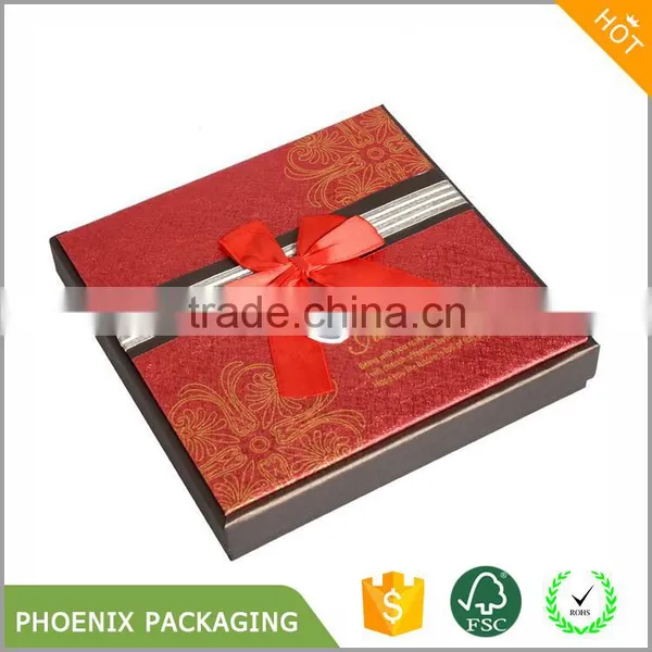 Gift Box With Ribbon Closure for Chocolate photo-3