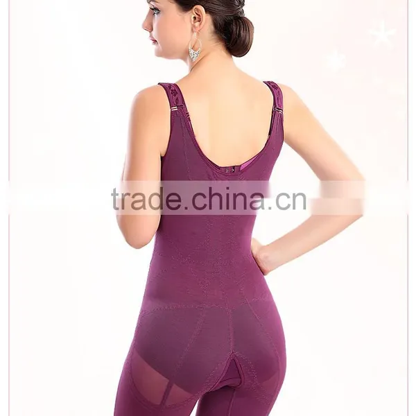 Plus Size and ODM Natural Silk Siamesed Shapewear With Firm Tag photo-5