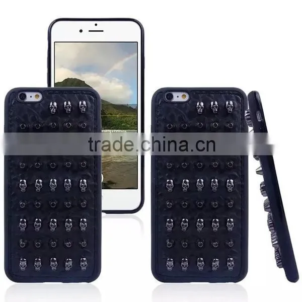 Innovative Skull Metal Tpu Rivet Case for Iphone6 Plus photo-3