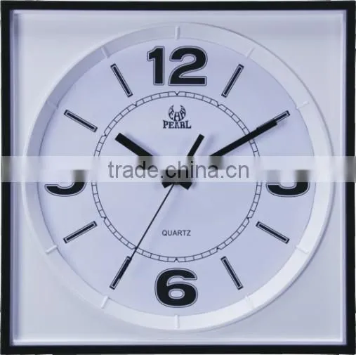 Pearl Quiet Sweep Wall Clock PW243 With Luminous 3D Numbers photo-6