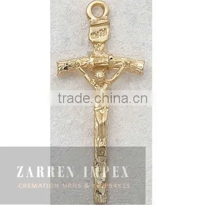Brass Crucifix Jesus Cross
