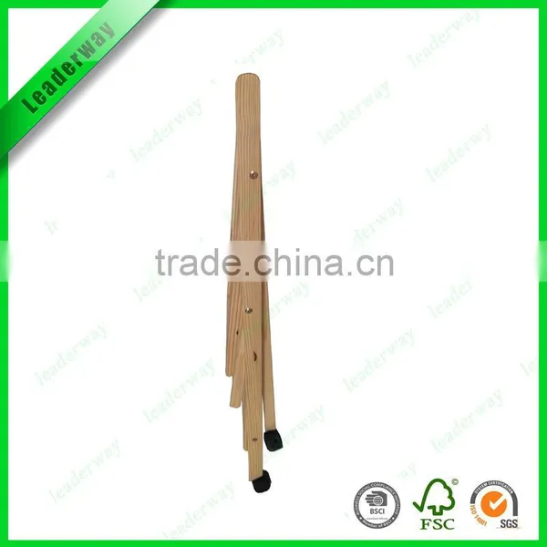 2 Tiers Storage Pine Wood Hotel Trolley Room Service Cart photo-6