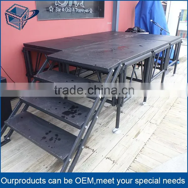 Hight Quality Outdoor Aluminium Frame Wedding Decoration Wooden Platform Stage photo-6