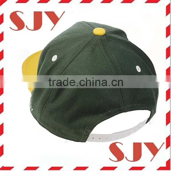 Two Tone Custom 3D Embroidrey Flat Brim Fitty Snapback Cap photo-2