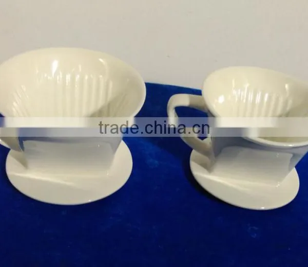 Promotional Red Kitchenware Custom Ceramic Coffee Dripper photo-5