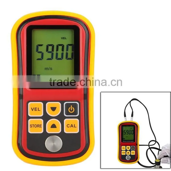 Digital Ultrasonic Thickness Meter Tester Gauge Metal Tester 1.2-220mm GM100 photo-2
