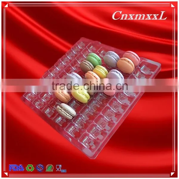 60 Macaron Tray With Clear Plastic Pacakging photo-3