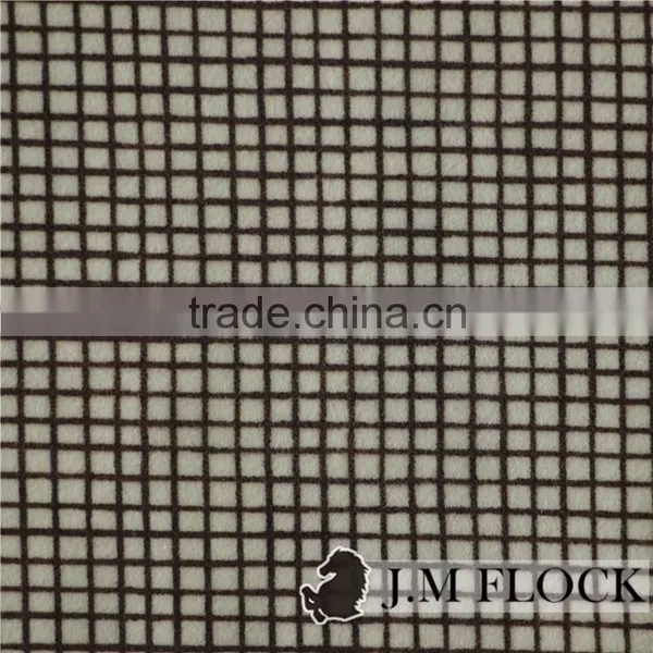 South Korean Tricot Fabric Flocking Microfibe Printed Flock Sofa Fabric photo-3