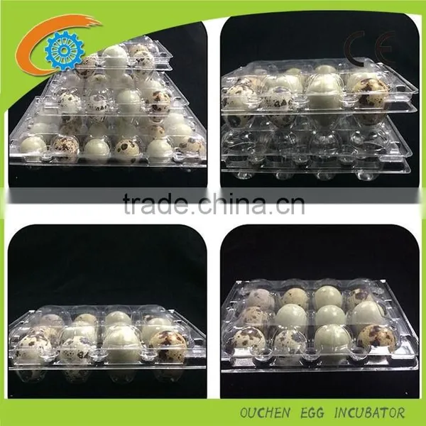 OUCHEN Wholesale PVC Clear Plastic Deviled Egg Carrier Quail Egg Cartons 12 18 20 24 30 Holes for Sale photo-4