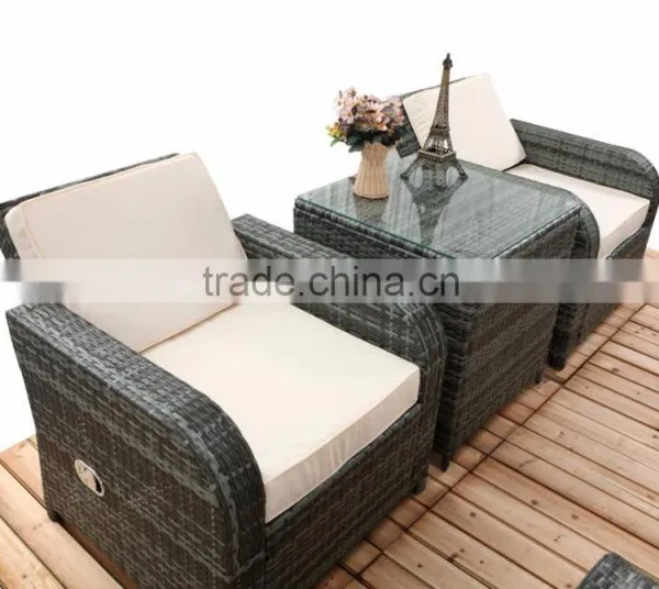 Weatherproof and Fireproof Cheap 6pcs Rattan Sofa Sets photo-3