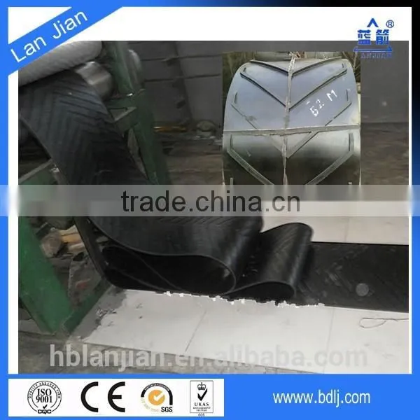 Multi-ply Fabric Conveyor Belts Chevron Belt/chevron Pattern Belt Supplier/pattern Rubber Conveyor Belting photo-3