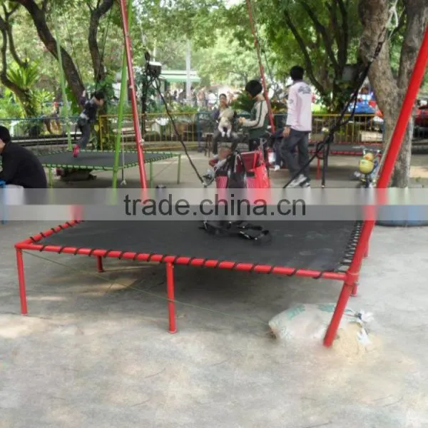 Factory Direct Sale Popular Park Used Commercial Bungee Trampoline for Adults photo-5