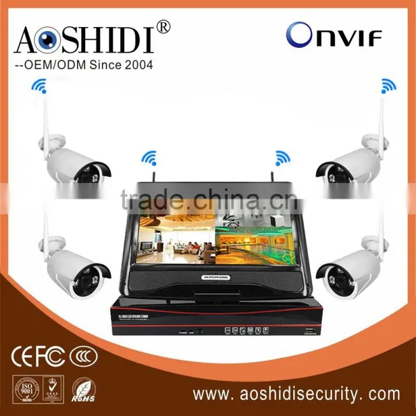 Wifi Mobile NVR 4CH 1080p P2P NVR Kit, Wireless CCTV Camera System photo-5