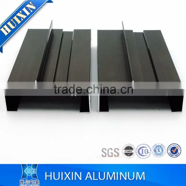 Nepal Market Standard Anodized Bronze Extruded Aluminum Alloy Profiles photo-2
