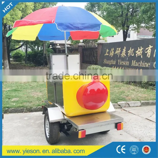 YS-RG220 New Design Hot Dog Pushing Carts/hand Push Cart photo-2