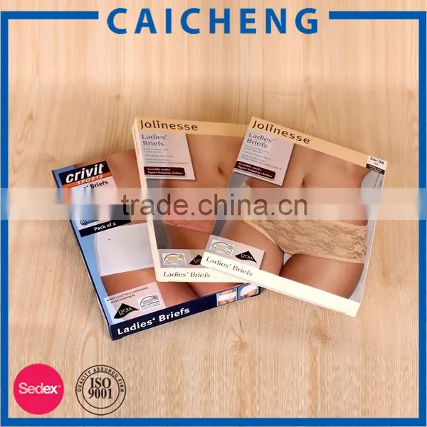 Colorful Printed Customized Cardboard Lingerie Packaging Box photo-4
