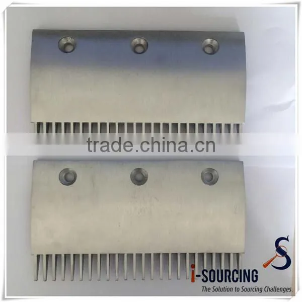 China Made 22 Teeths Aluminium Alloy Escalator Comb Plate photo-2