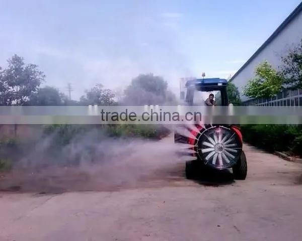 High Efficient Orchard Fruit Garden Vineyard Trailer Boom Tank Air Blast Sprayer 1500L With Italy Diaphragm Pump photo-6