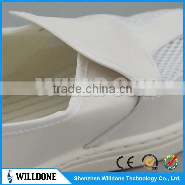 Hot Sale Leather Double Hole Shoes Esd Cleanroom Shoes photo-6